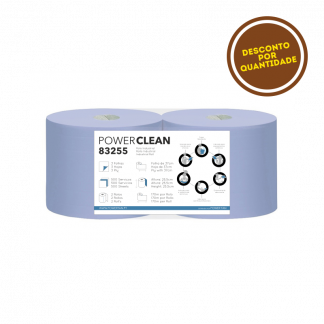 POWERCLEAN AZUL - PACK 2 ROLOS